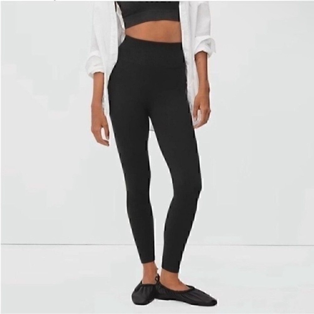 Everlane The Performance Renew Ankle Legging Black Tights